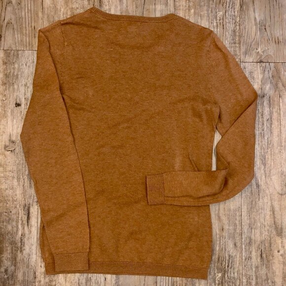 Vintage Old Navy Brown Pullover Crewneck Sweater - Picture 2 of 3